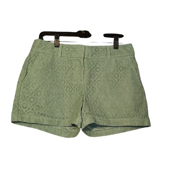 Loft Green Lace Women's Shorts size 4 cute - Picture 3 of 4